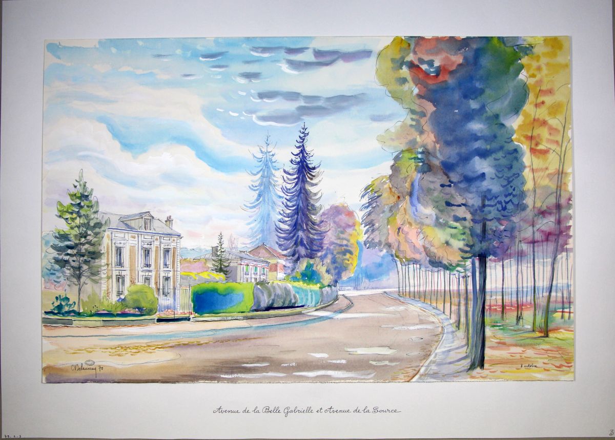 Avenue de la Belle Gabrielle, avenue de la Source