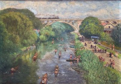 Affaire conclue : une huile sur carton de Jean Lefort dans nos collections après un passage télé !