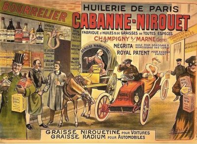 UNe affiche publicitaire pour une huilerie de Champigny-sur-Marne